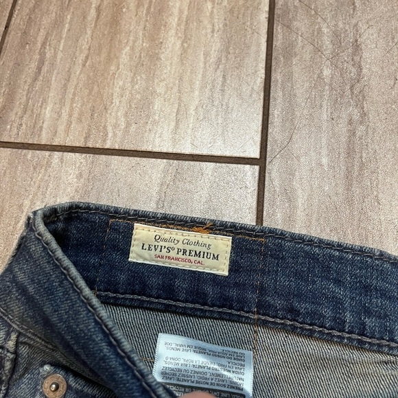 Levis Dark Wash Mens 511 Slim Stretch Size 28X30 - Picture 2 of 7